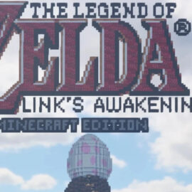 Fans crean su propia versión de Link’s Awakening dentro de Minecraft