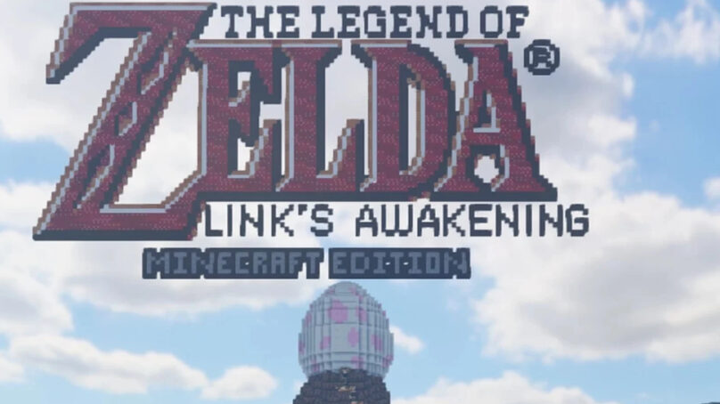 Fans crean su propia versión de Link’s Awakening dentro de Minecraft