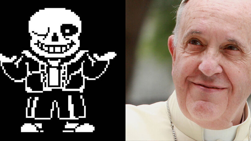 El Papa Francisco es un fan de Megalovania de Undertale